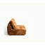Fauteuil Modern Puff en velours côtelé citrouille