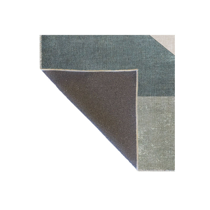 Tapis à motif géométrique triangulaire Sydney Sydney, Sous-tapis rectangulaire de 3 pi 3 po x 4 pi 11 po
