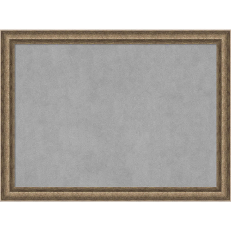 Tableau magnétique angulaire à cadre en bronze, H 23 po x l 31 po
