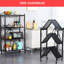 71.1cm W Metal Shelving Unit with Wheels