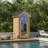 1-Person Outdoor Red Cedar And Hemlock FIR Infrared Cabin Sauna With Star Night Color Lights, And Touch Pad Controller