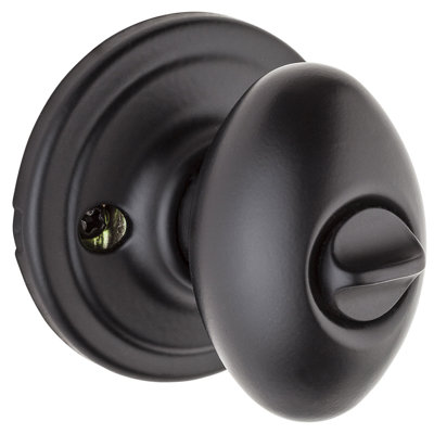 Laurel Keyed Entry Knob featuring SmartKey Security