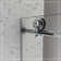 Chrome Frameless One Fixed And One Shifted Shower Door, 70MM 304 Stainless Steel Large Pulleys With Adjustable Soft Closing Function,With Nano Easy Cleaning And Stick Explosion-Proof Menbrance
