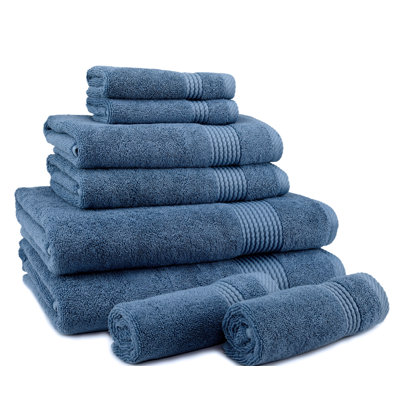 Adlena 8 Piece Turkish Cotton Towel Set