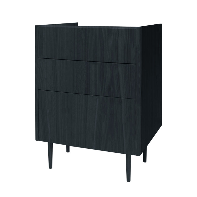 Sofi 23'' W Single Bathroom Vanity Base, Ash Gray