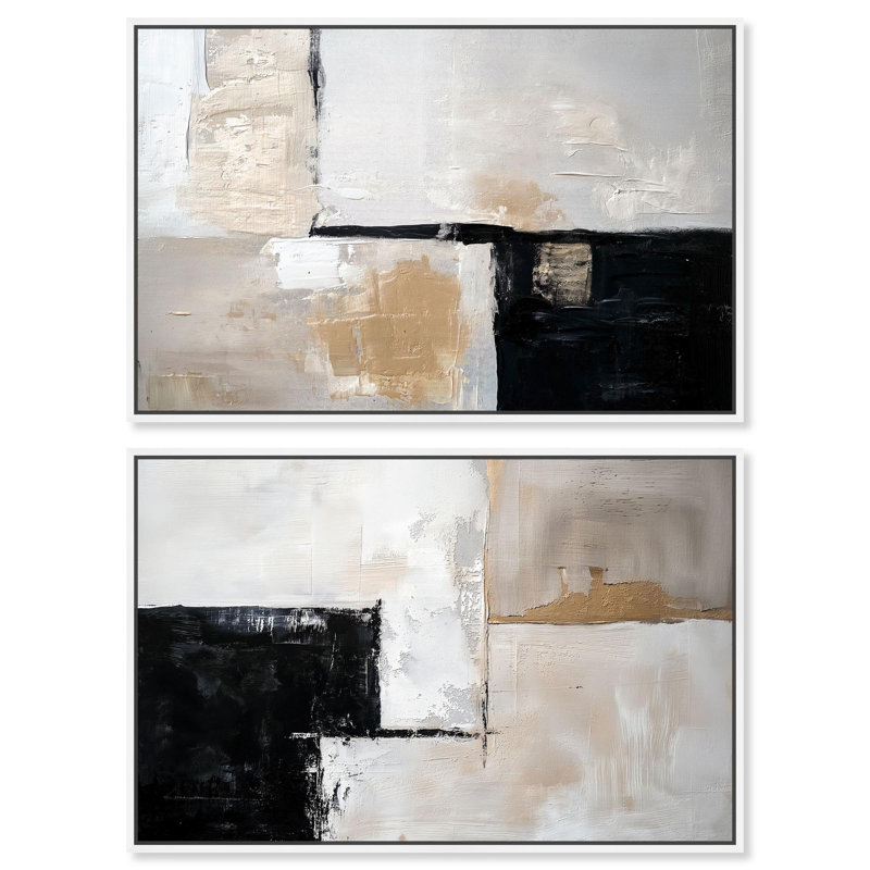 Poussière et cendres , Cadre flottant blanc, H 36 po x l 54 po