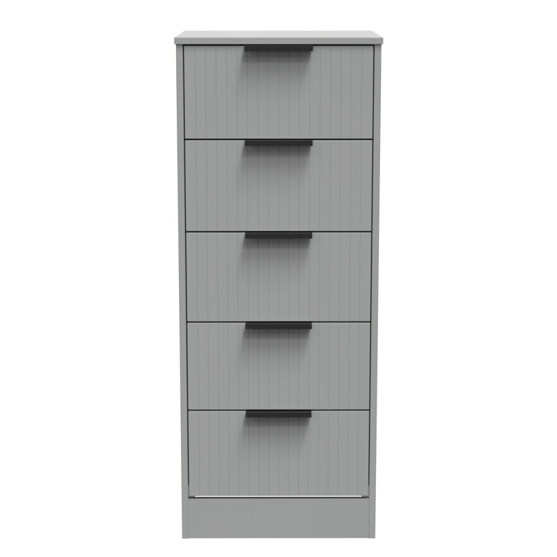 Atsumi 45cm W Manufactured Wood Bedside Table, Dusk Grey