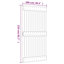 Porte coulissante avec quincaillerie Vidaxl-112703667
