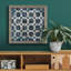 Toile encadrée de qualité supérieure Tile-Dye - prête à être accrochée-370277851-370277845