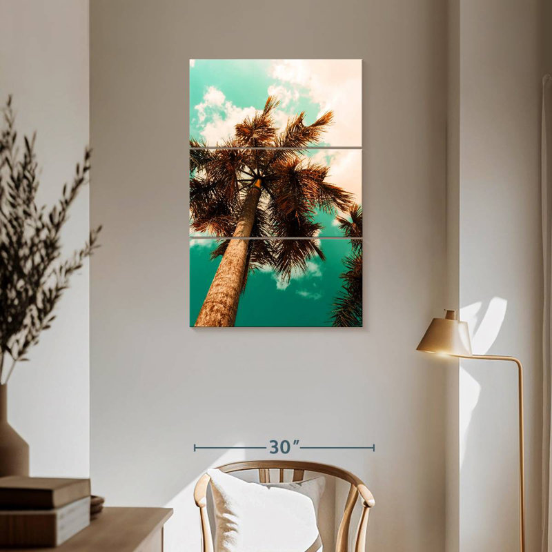 Harnek Retro Pop Palm Tree, 57" H x 36" W