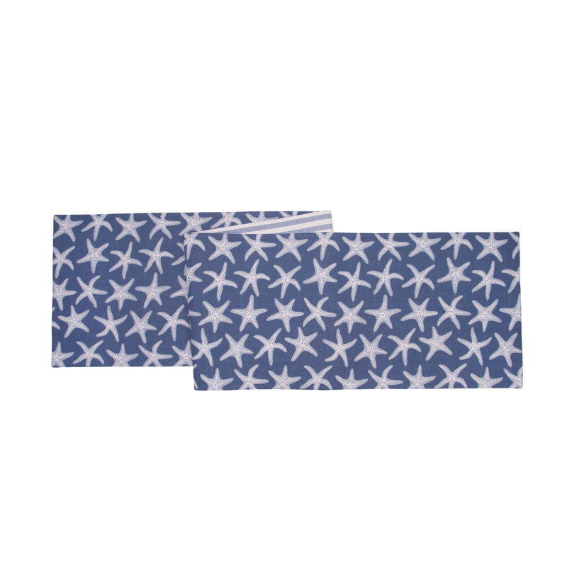 Calming Seas Starfish Reversible Table Runner