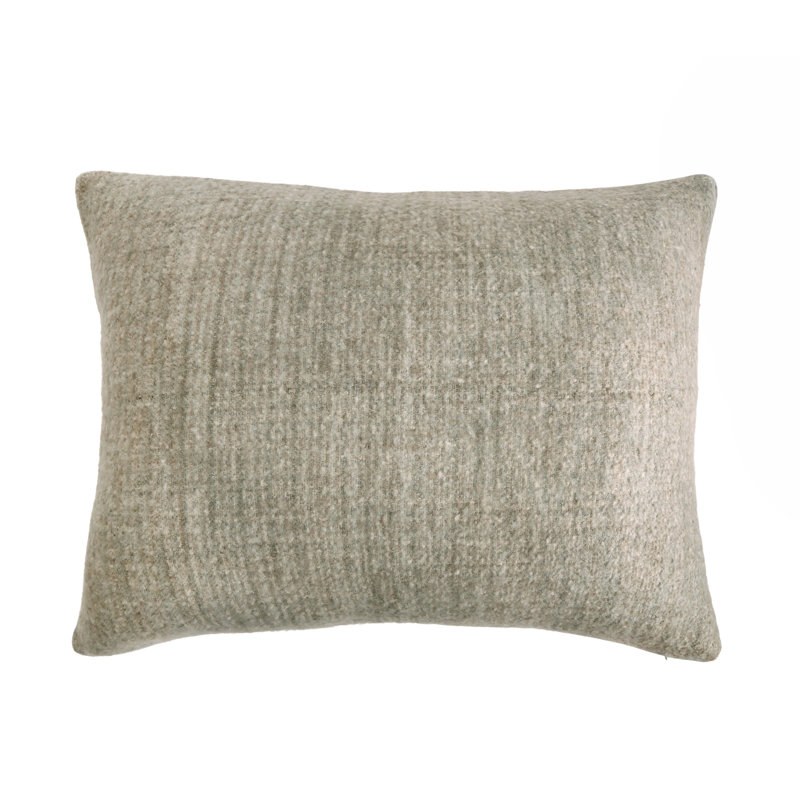 Coussin avec insert 20 po x 20 po Bozeman, Stone / Moss, Grand coussin 28 po x 36 po