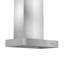 36" KECOM 700 CFM Ducted Wall Mount Range Hood in Brushed 430 Stainless Steel-62350528