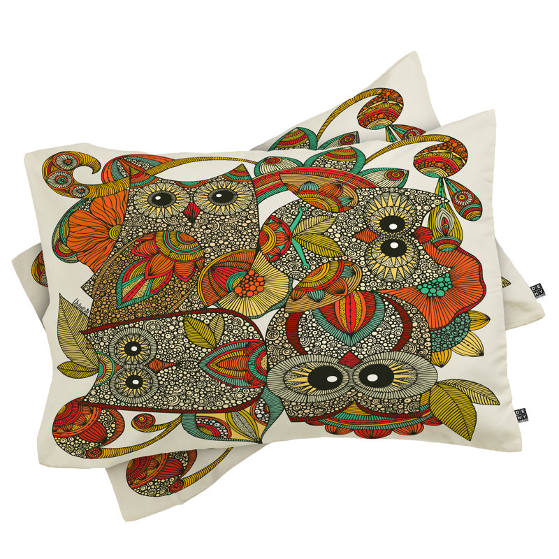 4 Owls Pillowcase, King