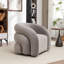 Fauteuil demi-tonneau rembourré et pivotant-1711897603