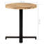 Viggo Mango Round Wood Top Dining Table with Iron Base-1282173868