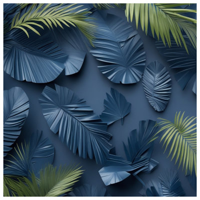 Couvertures bleues et vertes