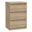 41.8cm W Manufactured Wood Bedside Table-641891391