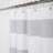 Jacquard Weave Striped Shower Curtain-73825476