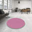 Tapis décoratif rose à pois Rigdon-1649432079