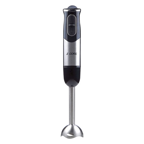 COMMERCIAL CHEF Immersion Multi-Purpose Hand Blender with 8 Speeds 500W,  Black