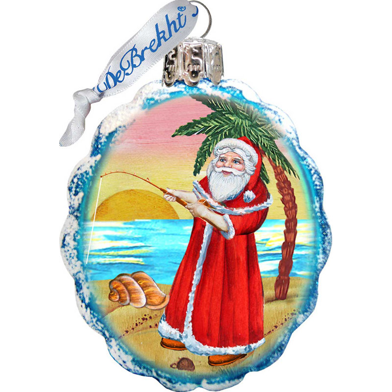 Keepsake 2'' Handmade Glass Holiday Shaped Ornament