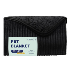 Katziela Fur Comfort Premium Cat and Dog Soft Throw Blankets for Cozy Homes, Striped Color