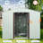 White 6Ft X 5Ft Metal Storage Shed - Galvanized Steel Frame For Sturdiness, Ventilated Panels, Sliding Door With Lock, Simple Assembly Process Foundation Outdoor Shed, Strong Structure, Punched-125291703