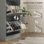18 Pair Flip Down Shoe Storage