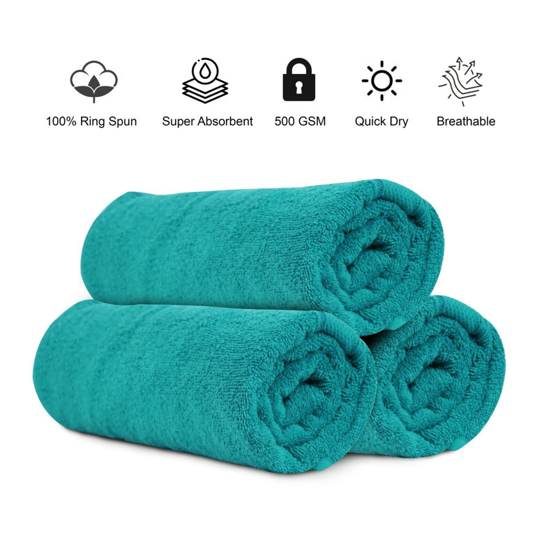 Fiorindo Jumbo Bath Sheet, Jade Green