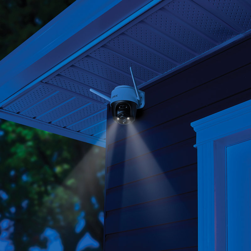 Lorex White 2K Pan-Tilt Outdoor Wi-Fi Security Camera