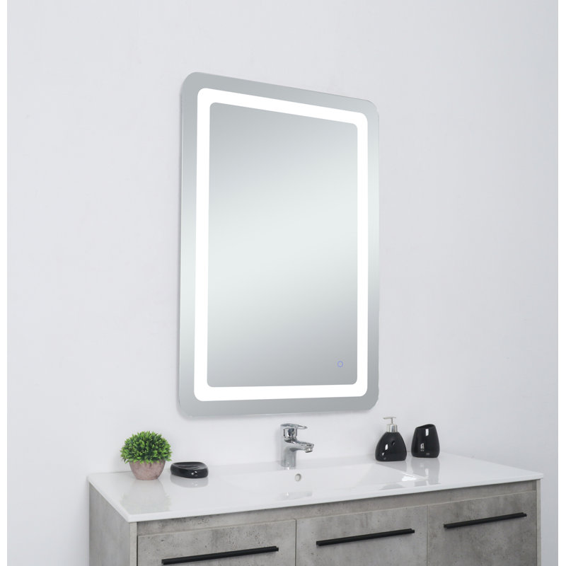 Miroir mural Juliane, Rectangle, 40 po x 24 po