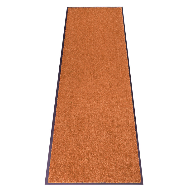 Wash & Clean Doormat, 60cm W x 180cm L, Orange
