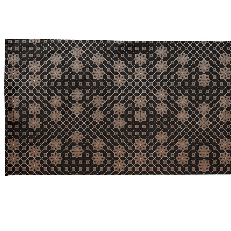 Serviette de thé à treillis, Sergé de coton, Orange