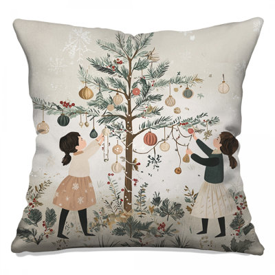 Christmas Throw Pillow, Holiday Double Sided Pillows