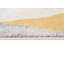 Tapis jaune à motif abstrait Ayo-869283575