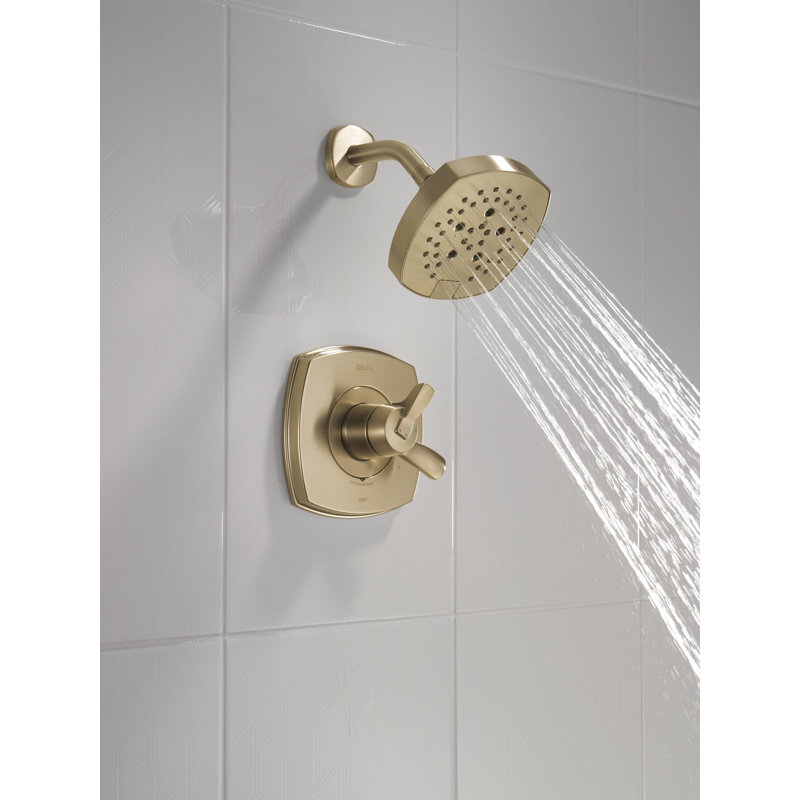 Stryke Shower Faucet Trim with H2Okinetic, Gold
