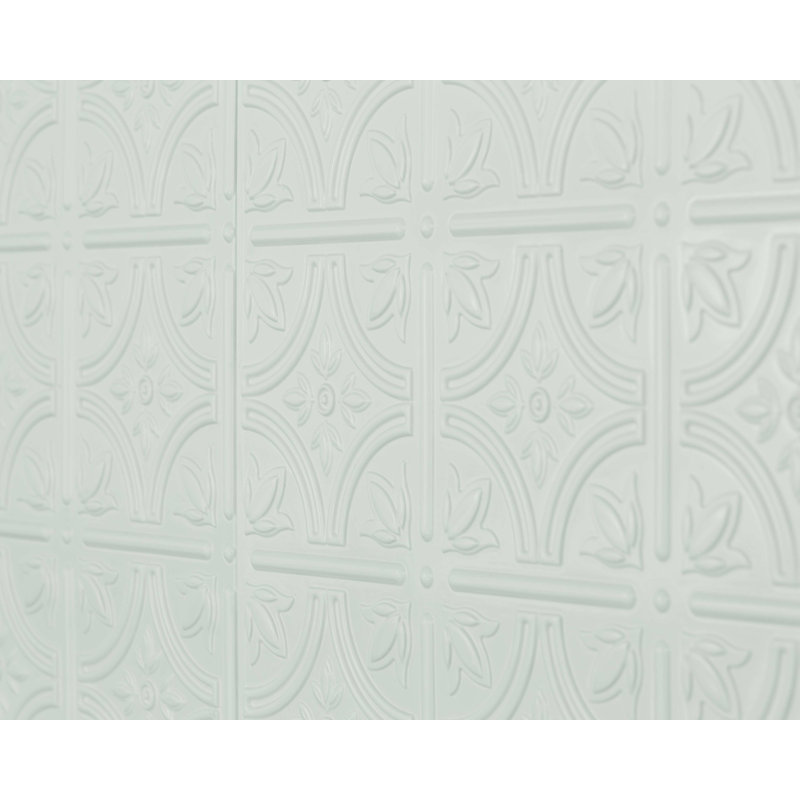 Panneau mural blanc en vinyle 18,5 po x 24,3 po Empire