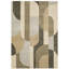 Tapis abstrait ivoire / gris / beige Welford-1455438619