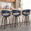 Tabouret de bar et de comptoir pivotant Draymond