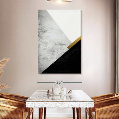 Avery, noir, gris, or, montagnes I