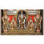 Grand Shree Ranganatha Swamy Tanjore, peinture | Couleurs traditionnelles avec or 24 carats | Structure en bois de teck