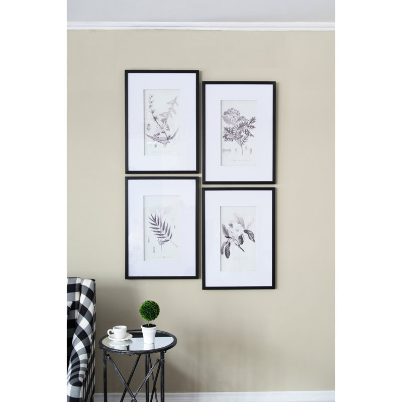 Décoration murale botanique de 4 à 20 po x 28 po pour différents espaces