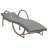 Sun Lounger PE Rattan, Powder-Coated Steel-1992036805-1992036827-1992036826
