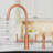 Double Handle Kitchen Faucet With Side Spray-70944579