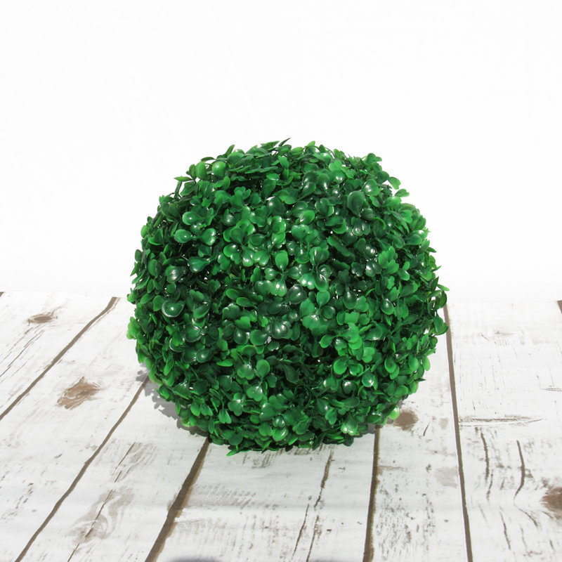 Boule de topiaire artificielle en buis, H 8,5 po x l 8,5 po x P 8,5 po