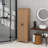 Storage Cabinet With Two Doors For Bathroom, Office, Adjustable Shelf