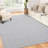 Modern Farmhouse Anti-Slip Area Rug Washable Non-Shedding Braided Print Throw Rug Foldable Low Pile Soft Indoor Accent Rug for Playroom Office Bedroom Living Room-280302540