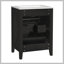 Ensemble de meuble-lavabo sur pied 24 po avec lavabo en céramique, ensemble de meuble-lavabo simple autoportant avec 3 tiroirs et cadre en bois massif-1273901155