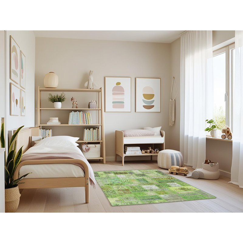 Tapis vert contemporain, Rectangle 4 pi x 6 pi